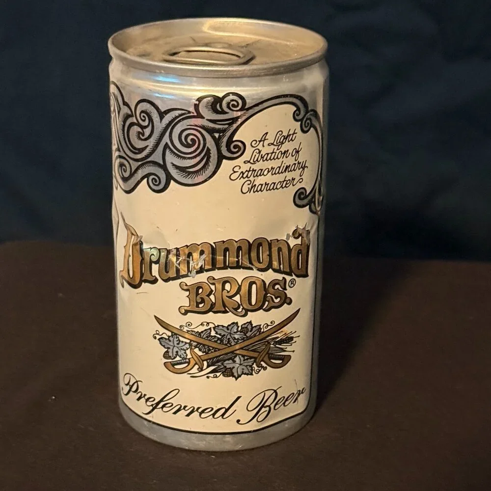 Drummond Bros. Preferred  vintage Beer can